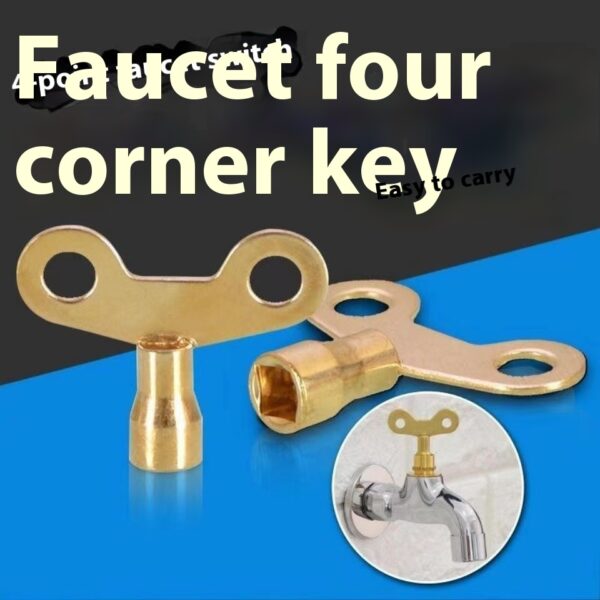 Iron Faucet Key Anti-theft Faucet Key Lock